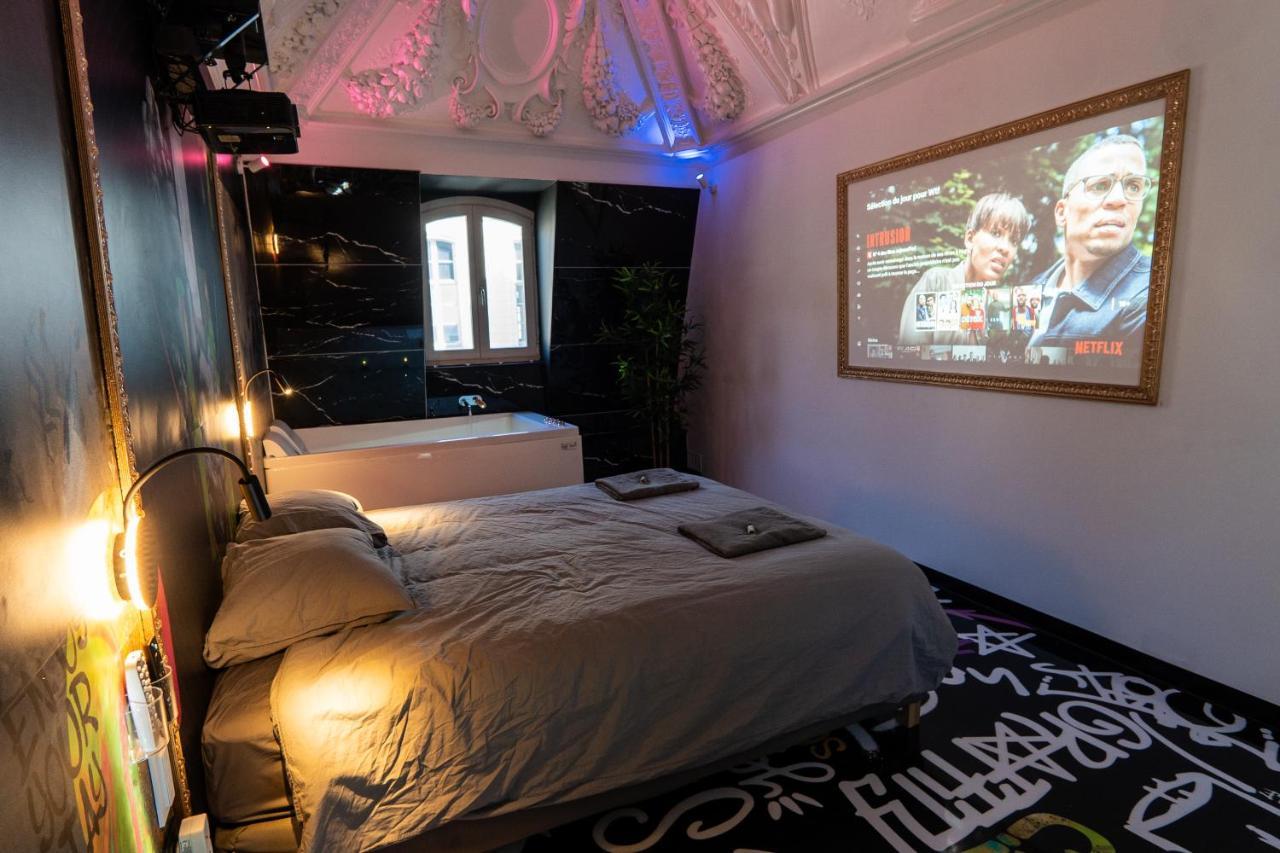 Capsule Art Deco - Jacuzzi - Netflix - Home Cinema - Arcade De Jeux & Nintendo Switch - 2 Chambres - Filet Suspendu Βαλενσιέν Εξωτερικό φωτογραφία